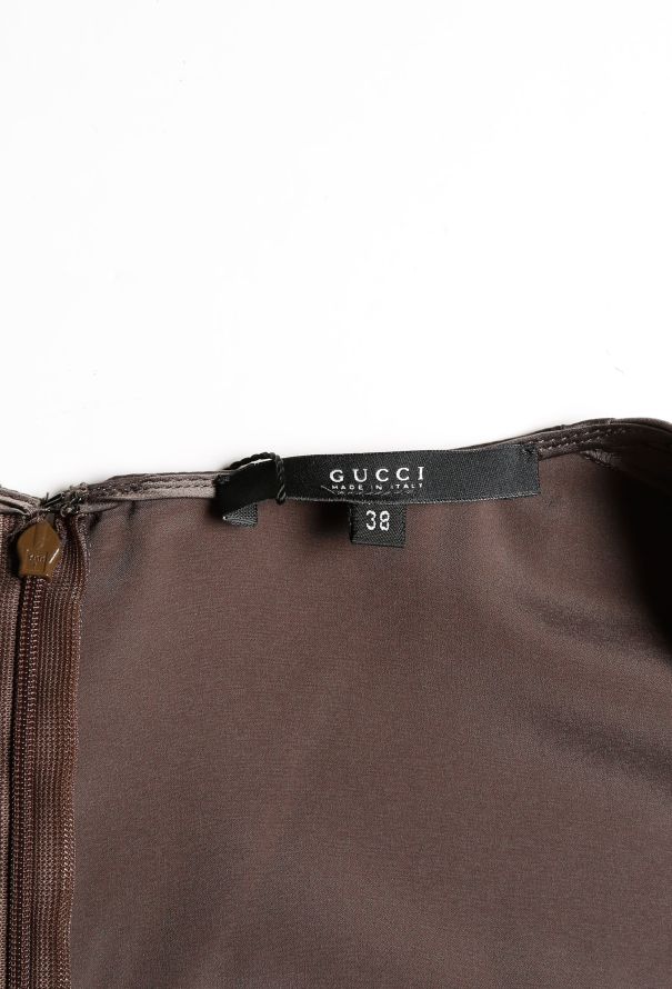 Gucci TOM FORD F/W 2003 Ruched Silk Dress - 5