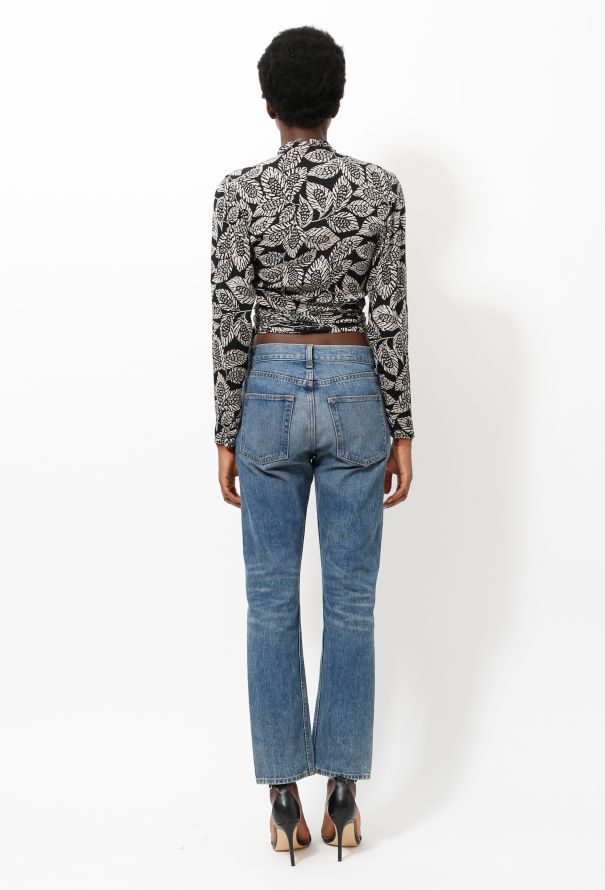 Sonia Rykiel Graphic Wrap Vintage Top - 3