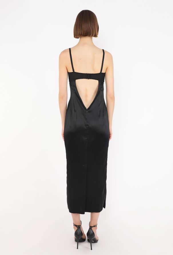 Dolce & Gabbana Bralette Silk Slip Dress, 1997 - 2