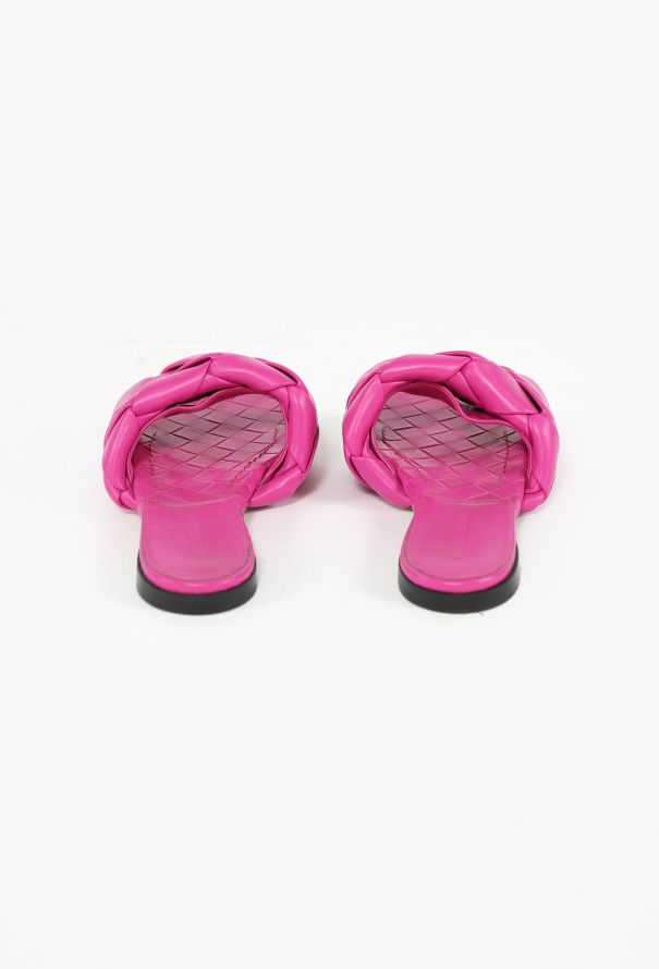 Bottega Veneta Lido Intrecciato Leather Slides, 2020 - 4
