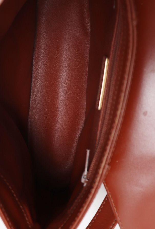 Saint Laurent '90 YSL Cognac Bag - 11