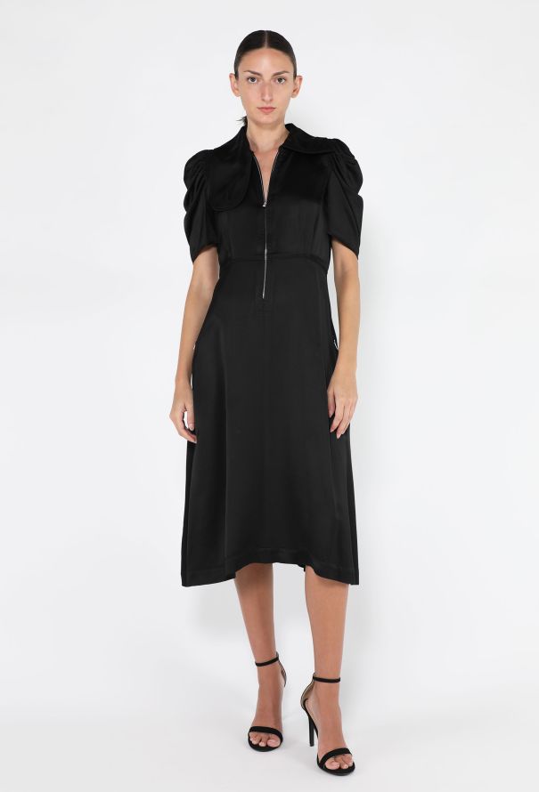 Céline Puff Sleeve Zip Dress, 2017 - 1