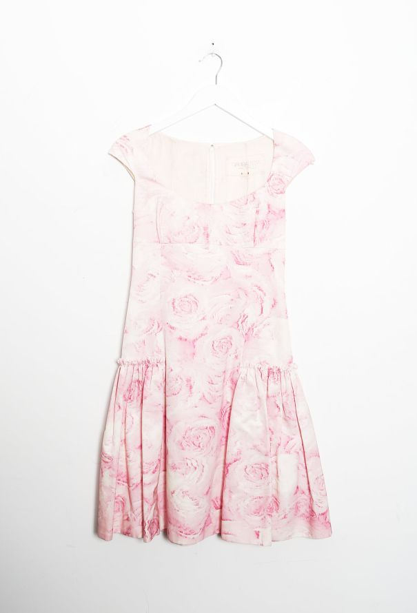 Giambattista Valli Resort 2009 Rose Silk Dress - 6