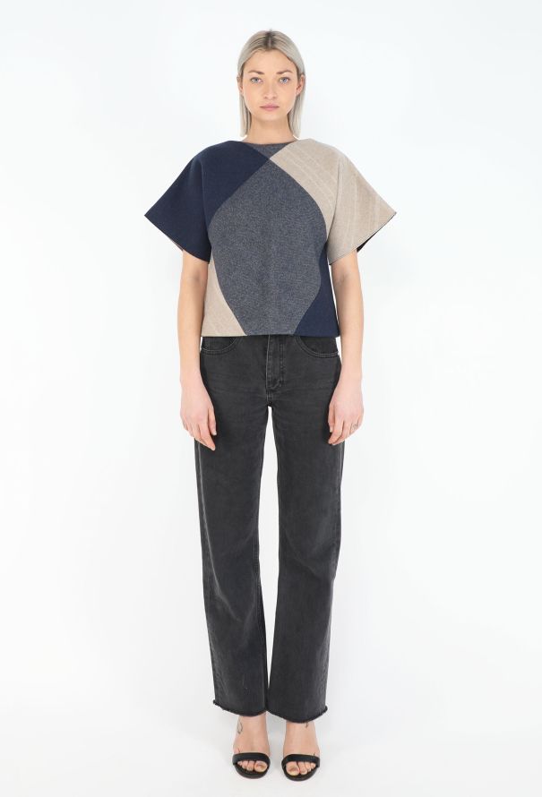 Céline Fall 2013 Harlequin Cashmere Top - 3