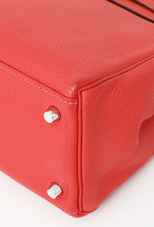 Hermès Rose Jaipur Togo Kelly Retourné 28 - 13
