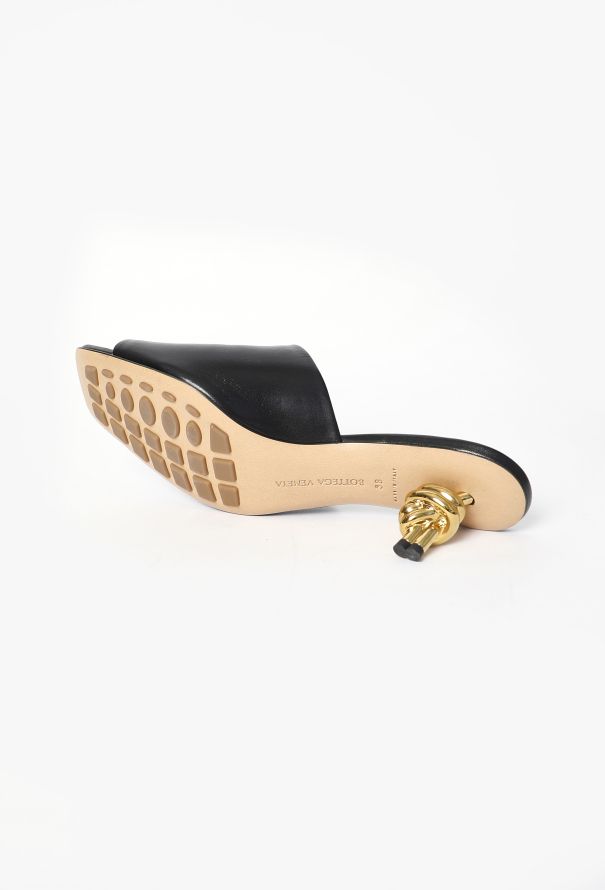 Bottega Veneta Pre-Fall 2023 Lambskin Knot Mules - 6