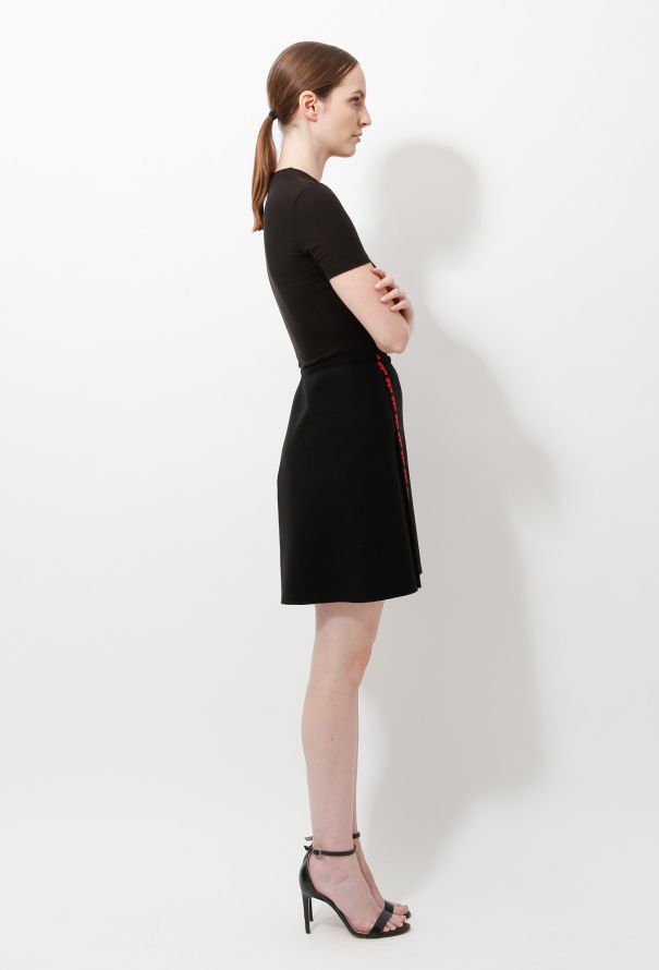 Alaïa Embroidered Box Pleated Skirt - 4
