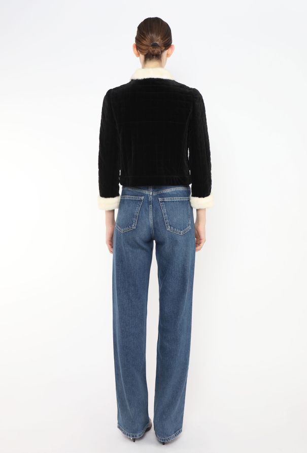 Chanel Pre-Fall 2006 Paris-New York Hermine Fur Gripoix Jacket - 6