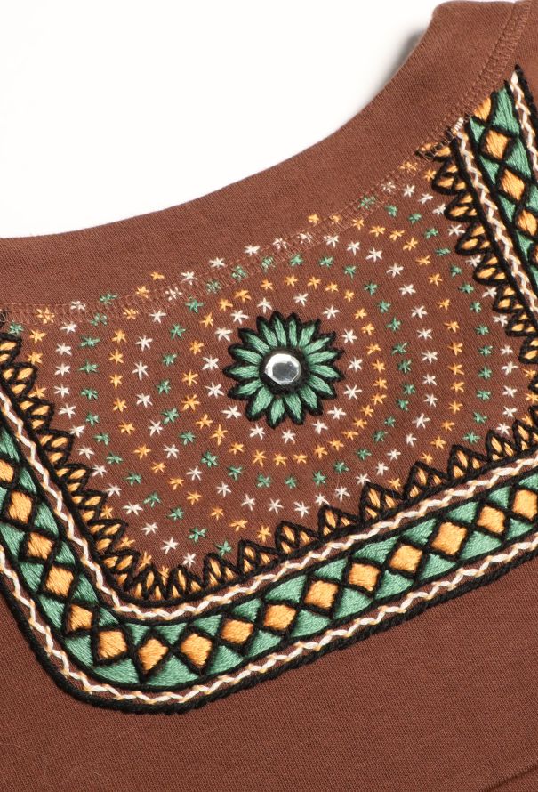 Chloé Late '90s Embroidered Cotton Top - 4