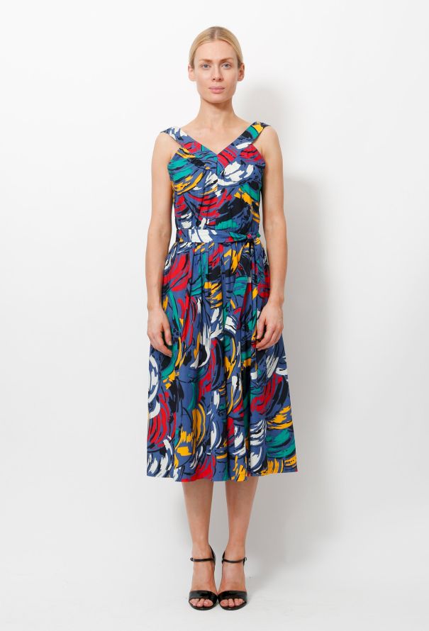 Saint Laurent S/S 1985 Summer Day Dress - 2