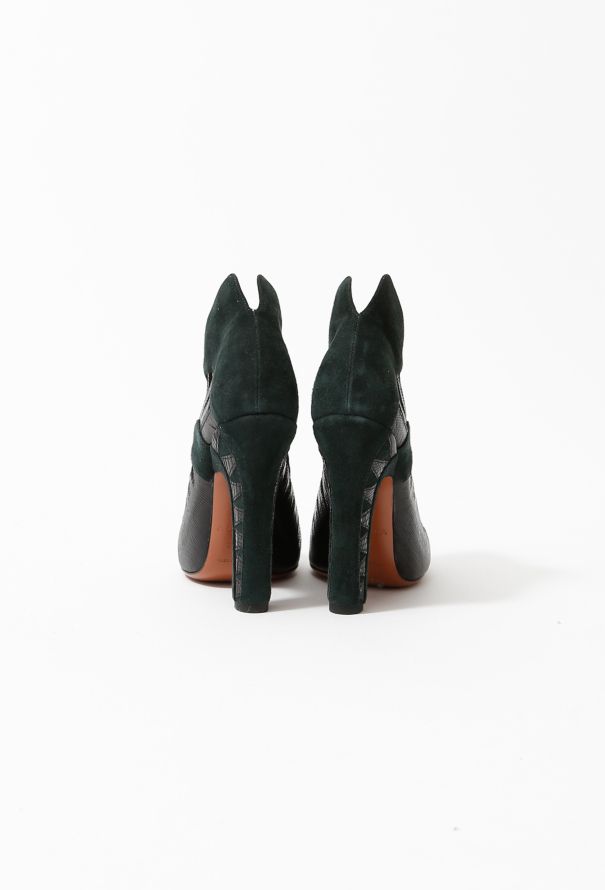 Alaïa Leather Cut-out Boots - 6
