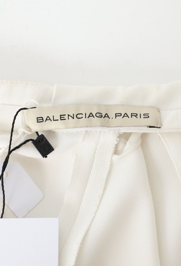 Balenciaga 2011 Draped Collar Top - 5
