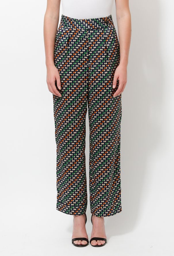 Dries Van Noten Printed Pegged Pants - 3
