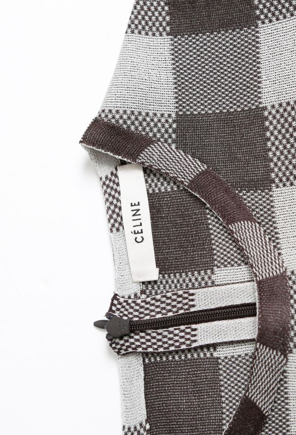 Céline F/W 2014 Checkered Shift Dress - 5