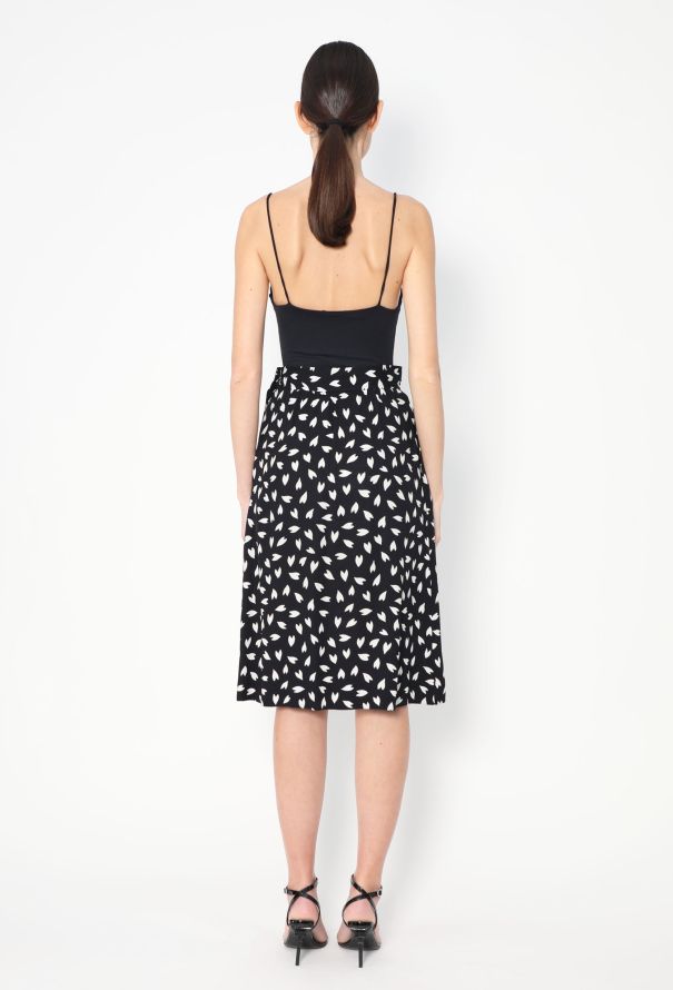 Saint Laurent S/S 1979 Crêpe Heart Print Ensemble - 7