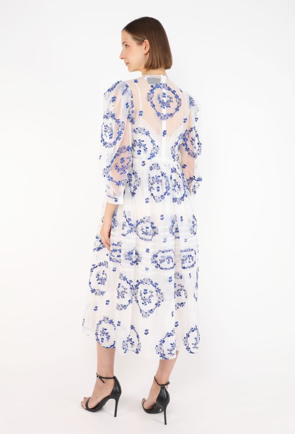 Simone Rocha Embroidered Tulle Dress, 2020 - 7