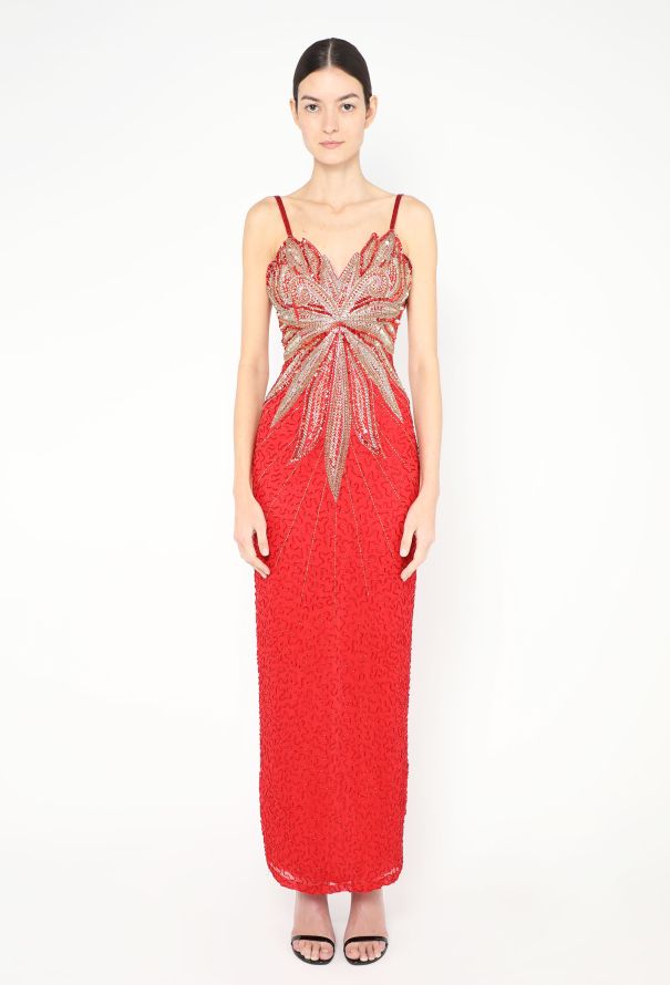 STUNNING Ted Lapidus Embellished Gown - 3