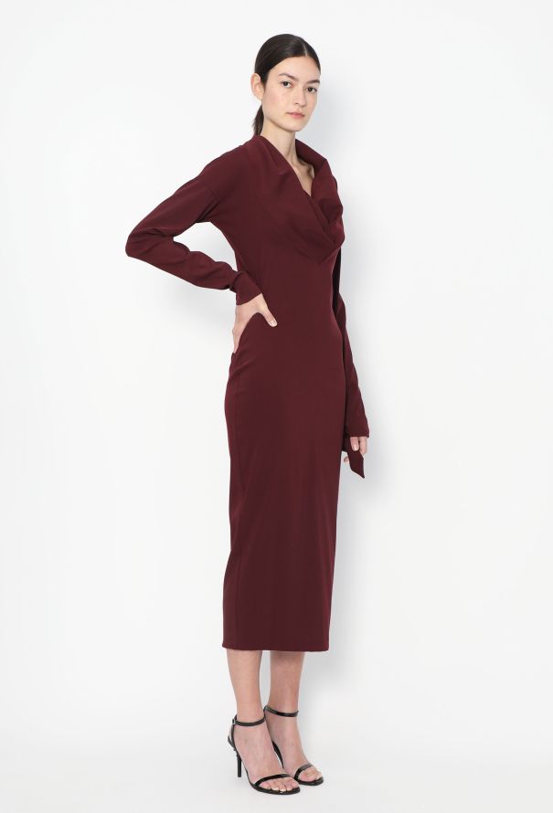 Romeo Gigli COLLECTOR '80s Cowl-Neck Dress - 4