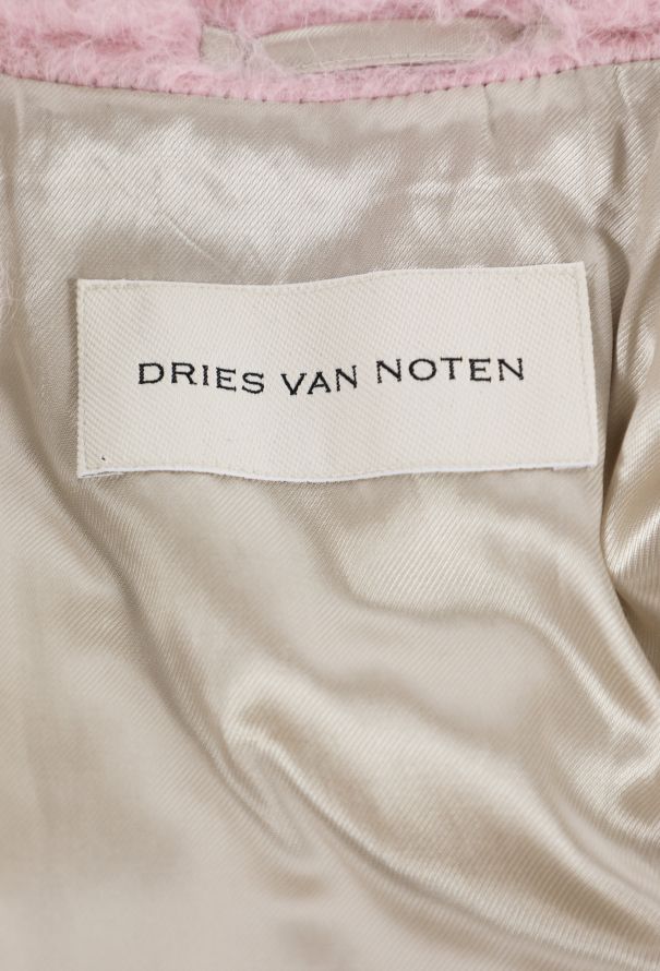 Dries Van Noten F/W 2024 Brushed Mohair Cocoon Coat - 7
