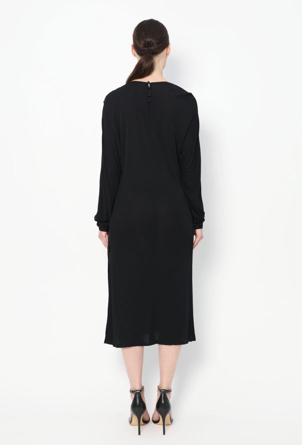 Chloé RARE F/W 1979 Embroidered Slit Dress - 5