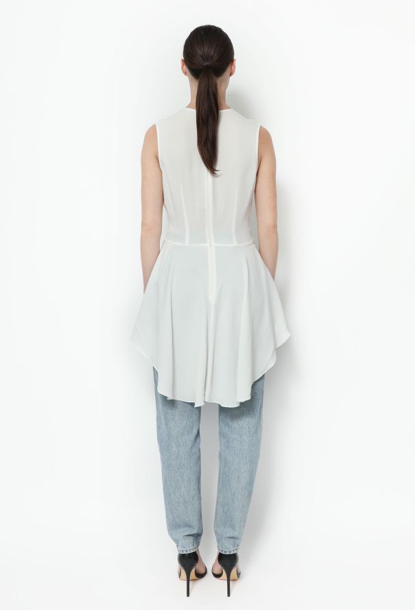 Alexander McQueen Peplum Crêpe Tunic - 4