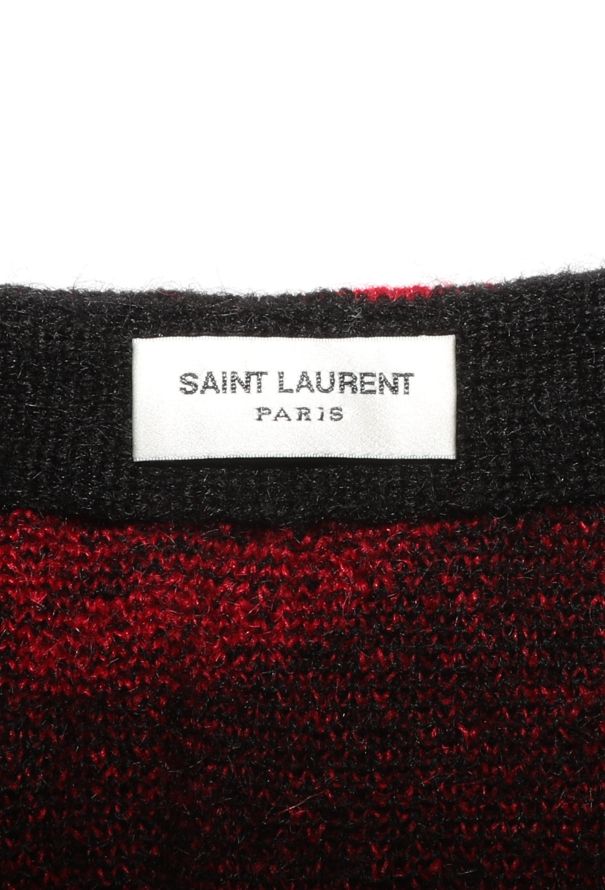Saint Laurent 2016 Sequin Lip Mohair Cardigan - 7