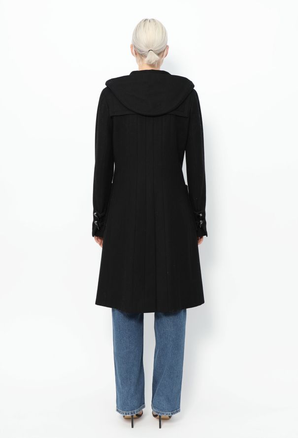 Chanel 2006 Hooded 'CC' Toggle Coat - 5