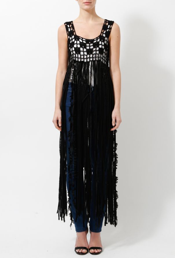 Rodarte S/S 2010 Fringe Knit Tunic - 5