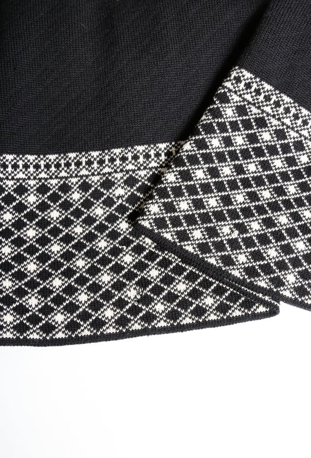 Saint Laurent 90s Rive Gauche Knit Skirt - 6