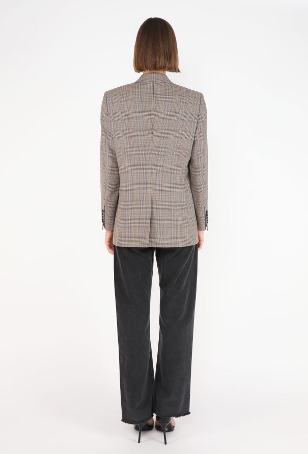 Céline Houndstooth Checkered Blazer, 2022 - 5