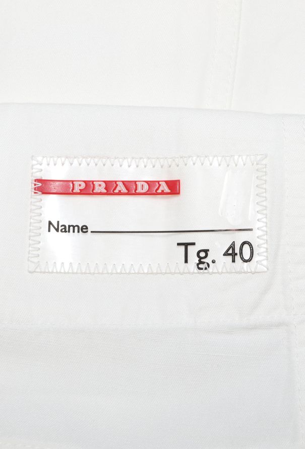 Prada Linea Rossa Denim Utility Overshirt - 7