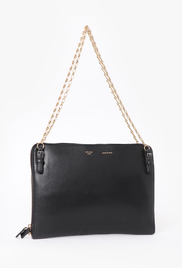Céline Black Zip Around Shoulder Bag - 2