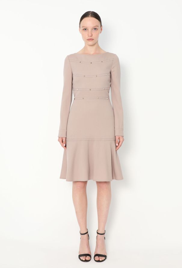 Valentino F/W 2011 Studded Crêpe Dress - 1