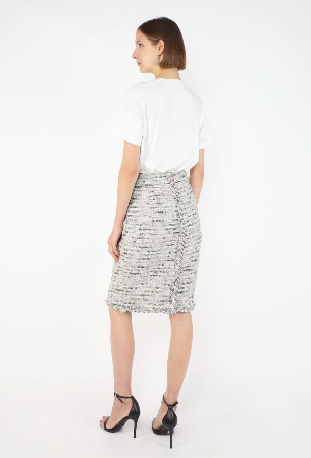 Chanel Metallic Silk Lesage Skirt, F/W 2008 - 5