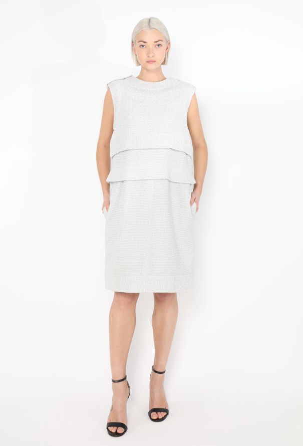 Chanel 2016 Tiered Bouclé Dress - 4
