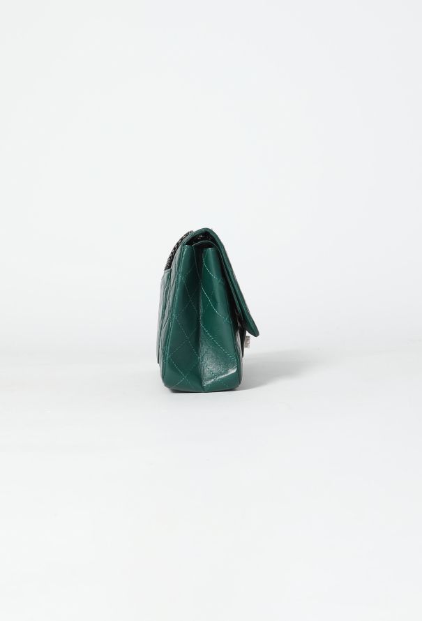 Chanel Green 2.55 Jumbo Flap Bag - 5