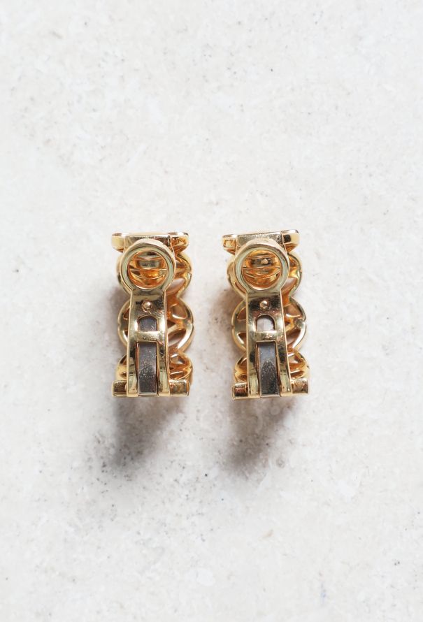 Mellerio 18k Gold & Diamond Floral Clip Earrings - 4