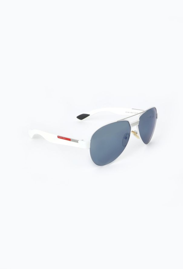 Prada 2023 Linea Rossa Aviator Sunglasses - 2