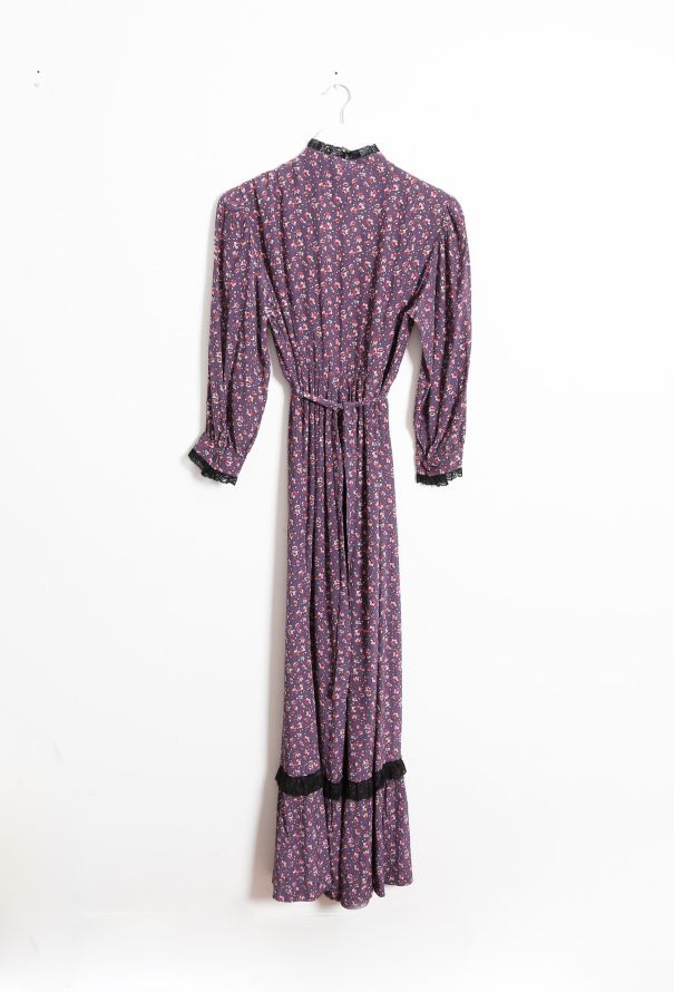 70s Floral Prairie Dress - 9