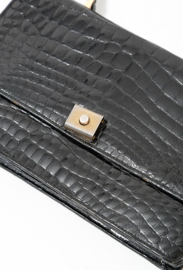 '60s Crocodile Piano Bag - 9