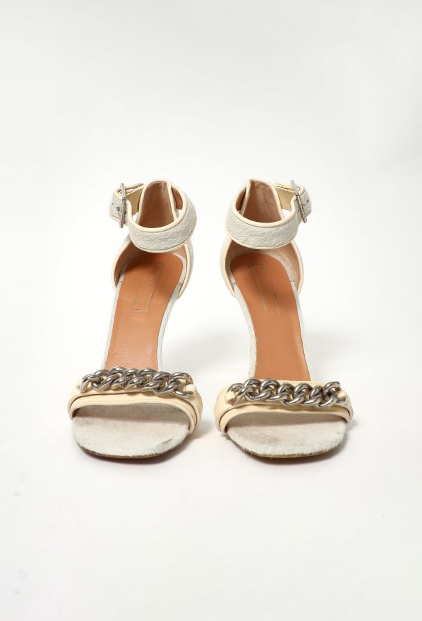 Céline S/S 2011 Pony Hair Chain Sandals - 4