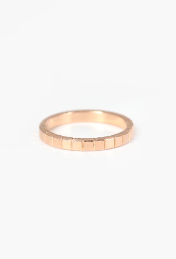 Chopard 18k Rose Gold Ice Cube Ring - 5