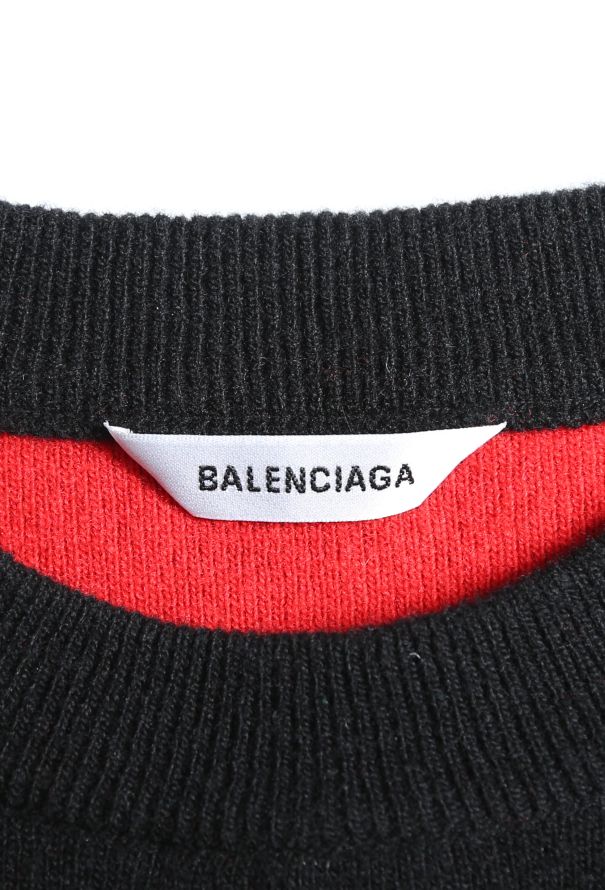 Balenciaga 2021 Wool Logo Sweater - 4