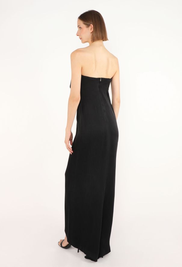 Chloé Lagerfeld Strapless Bow Gown, 1980s - 5