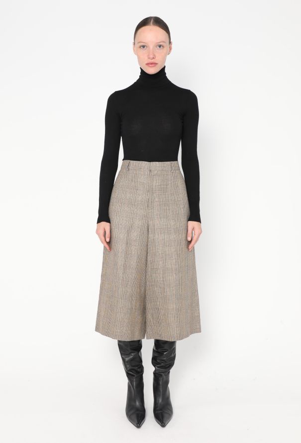 Céline 2019 Flared Prince of Wales Culottes - 4