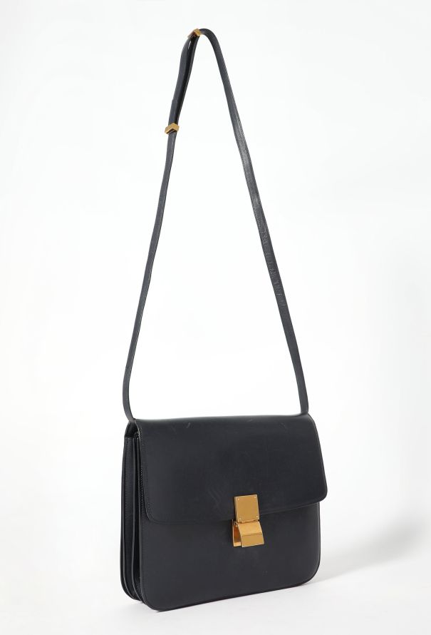 Céline Classic Box Large Bag in Navy - 2