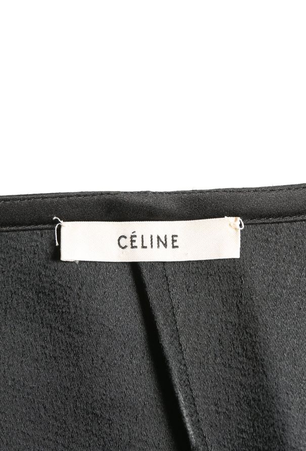 Céline Asymmetrical Satin Wrap Skirt by Phoebe Philo – Fall 2014 - 6