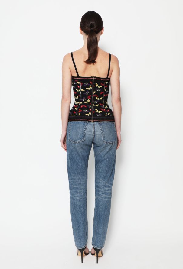 Alaïa STUNNING F/W 1991 Butterfly Corset Top - 4