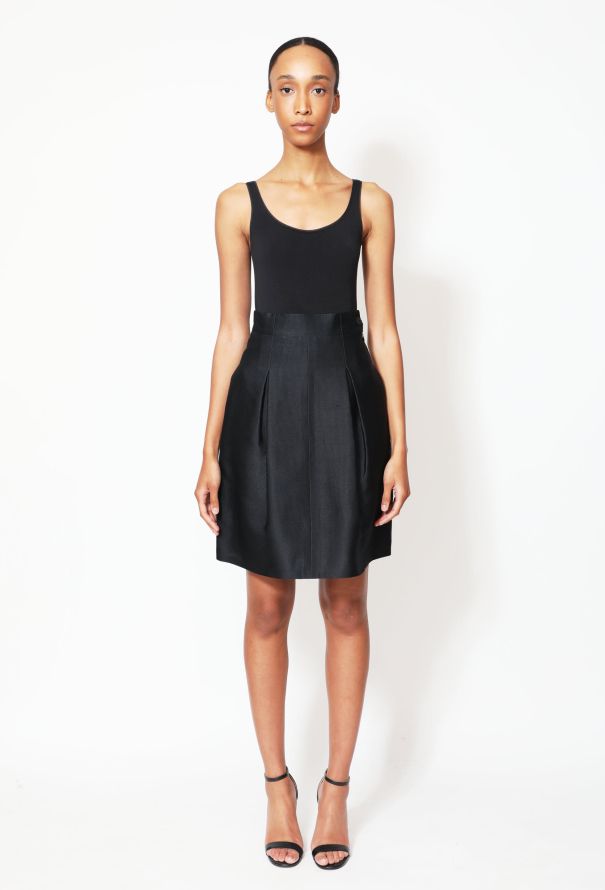 Chanel Piqué Silk Tulip Skirt - 2