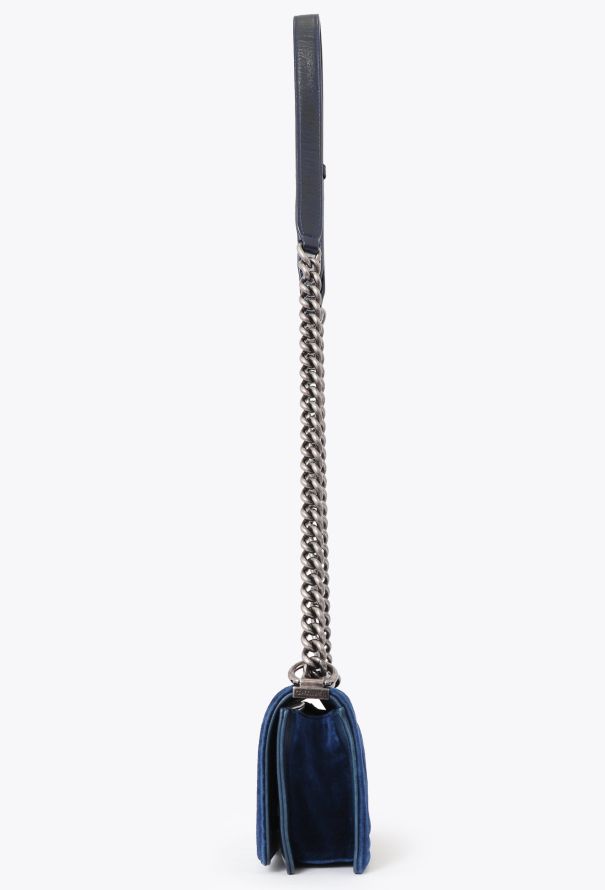 Chanel F/W 2012 Velvet Mini Boy Bag - 5